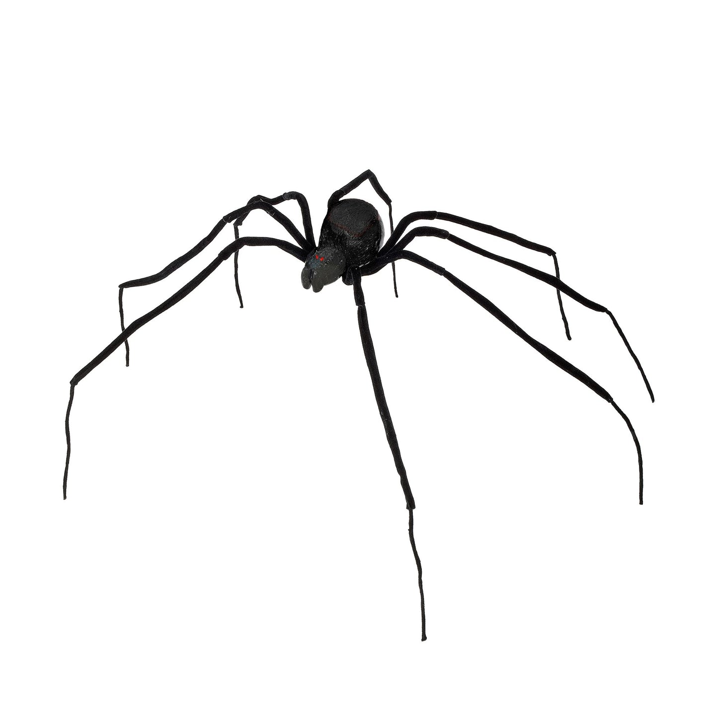 "SPINNE SCHWARZE WITWE" biegbar - 110 cm – Vorderansicht