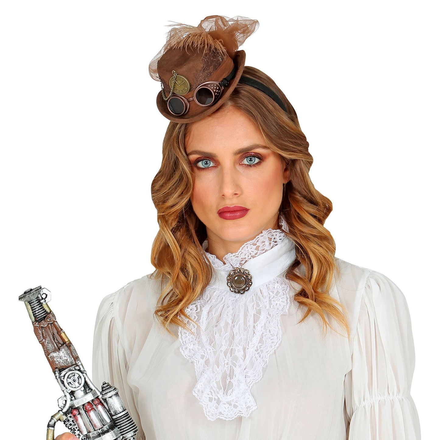"STEAMPUNK MINIZYLINDER" in Wildlederoptik – Ansicht 4