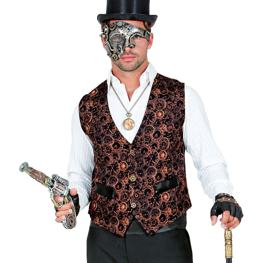 "STEAMPUNK" (Weste) – Vorderansicht