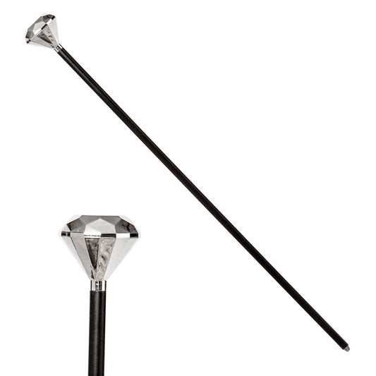 "STOCK MIT DIAMANT" 88 cm – Vorderansicht