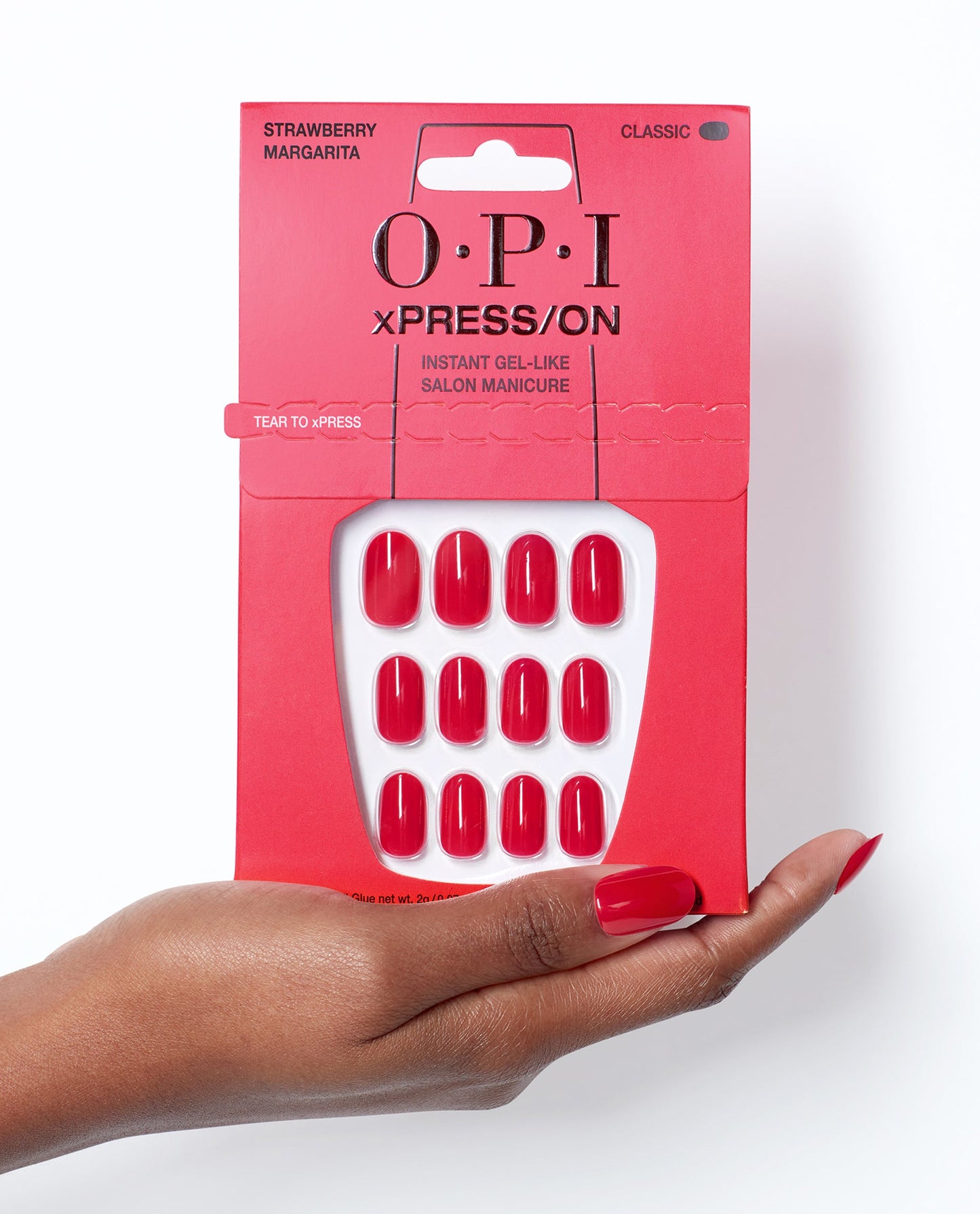 OPI OPI Xpress-On Künstliche Nägel Strawberry Margarita 30 Stück Kosmetik