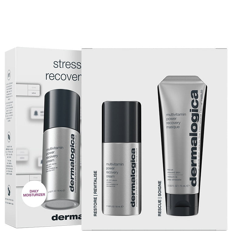 Dermalogica Hautpflegeset Stressed Skin Recovery System Set Dermalogica: Multivitamin Power Recovery, Recovery, Cream, For Fa