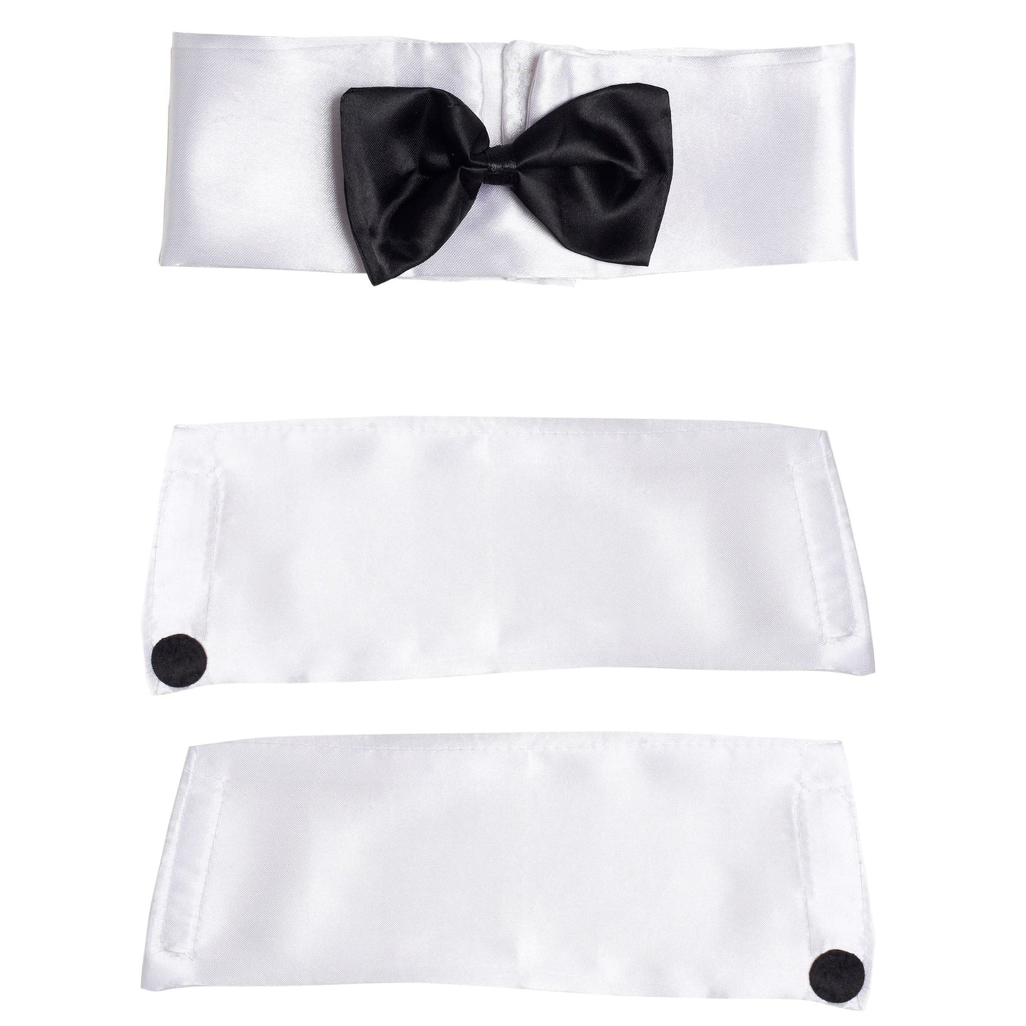 "STRIPPER SET" (Kragen mit Fliege, Armbündchen) – Ansicht 3
