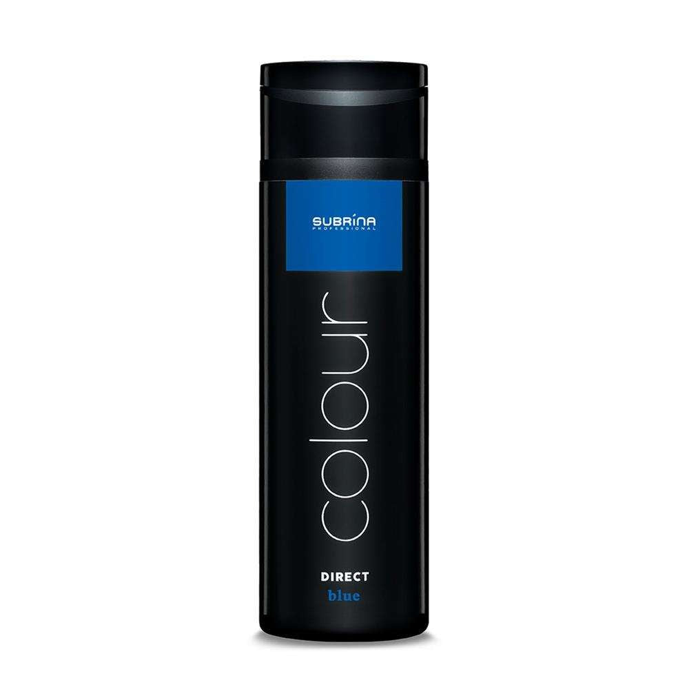 Subrina Professional, Direct Colour, Ohne Oxidationsmittel und ammoniakfrei, Haarfärbegel, Extrem intensive Farben, Blue, 200 ml