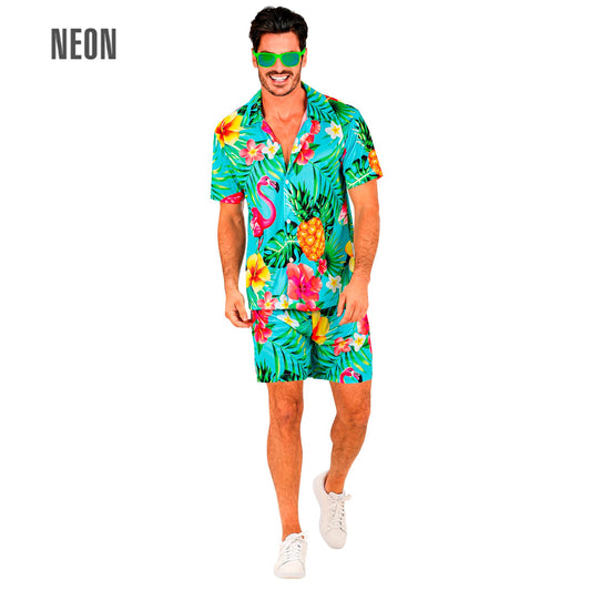 "SUMMER PARTY FASHION" (Hemd, Shorts) – Vorderansicht