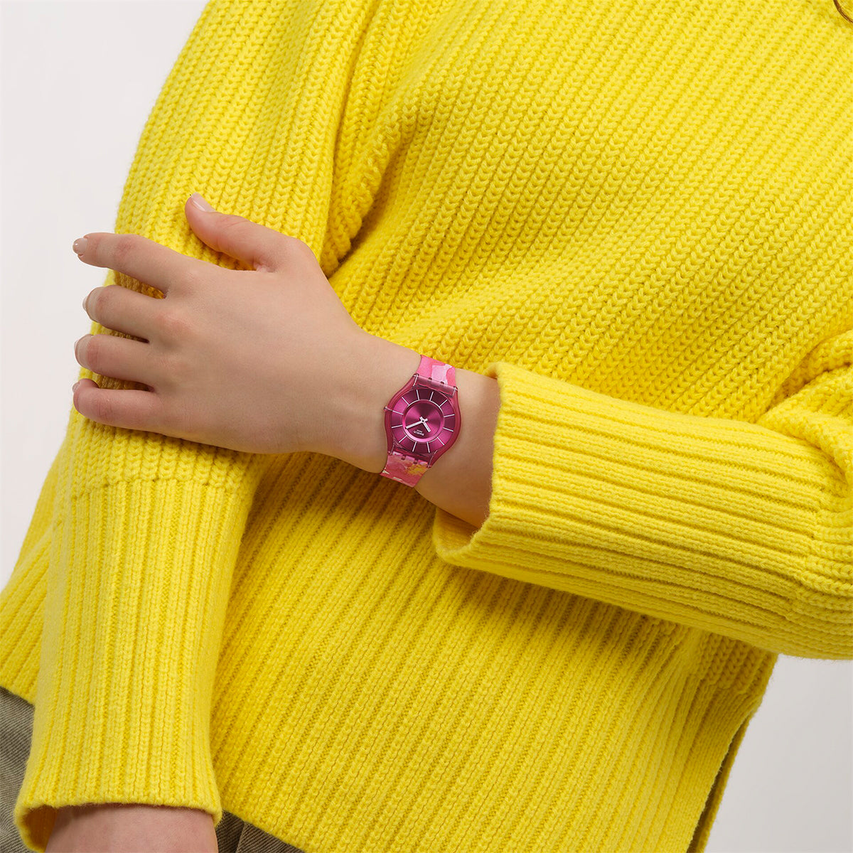 SWATCH od. PARADISE PETALS SS08P113 Armbanduhr – Seitenansicht