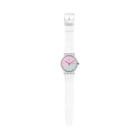 SWATCH POLAWHITE SO29K704-S14 Armbanduhr 41 mm Weiss ansicht-2