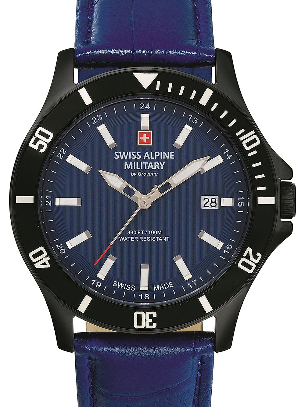 SWISS ALPINE MILITARY 7022-1575 Analoguhr Armbanduhr 46 mm ansicht-3