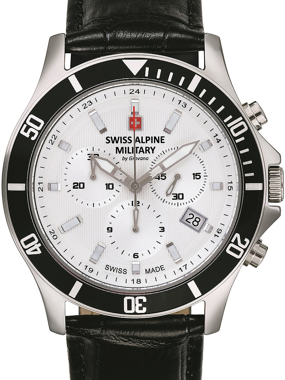 SWISS ALPINE MILITARY 7022-9532 Chronograph Armbanduhr 46 mm ansicht-3