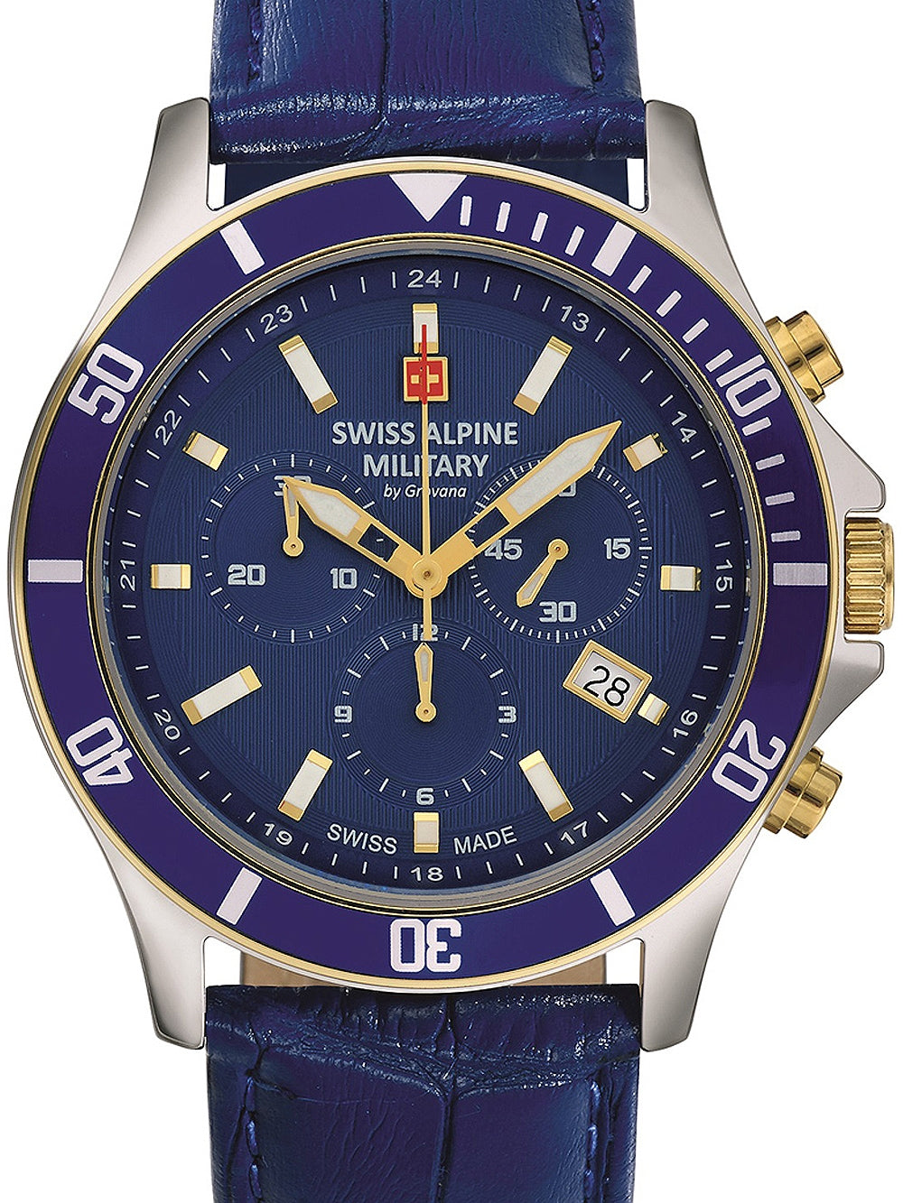 SWISS ALPINE MILITARY 7022-9545 Chronograph Armbanduhr 46 mm ansicht-3