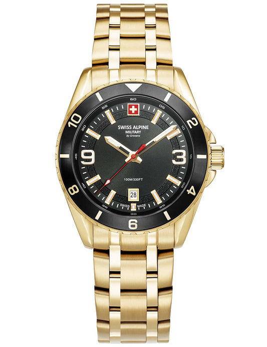 SWISS ALPINE MILITARY 7034-1117 Analoguhr Armbanduhr 38 mm