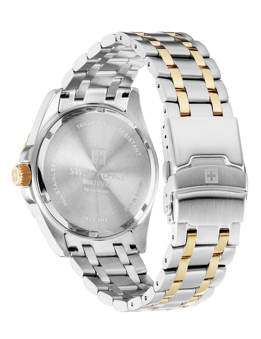 SWISS ALPINE MILITARY 7034-1144 Analoguhr Armbanduhr 38 mm ansicht-3