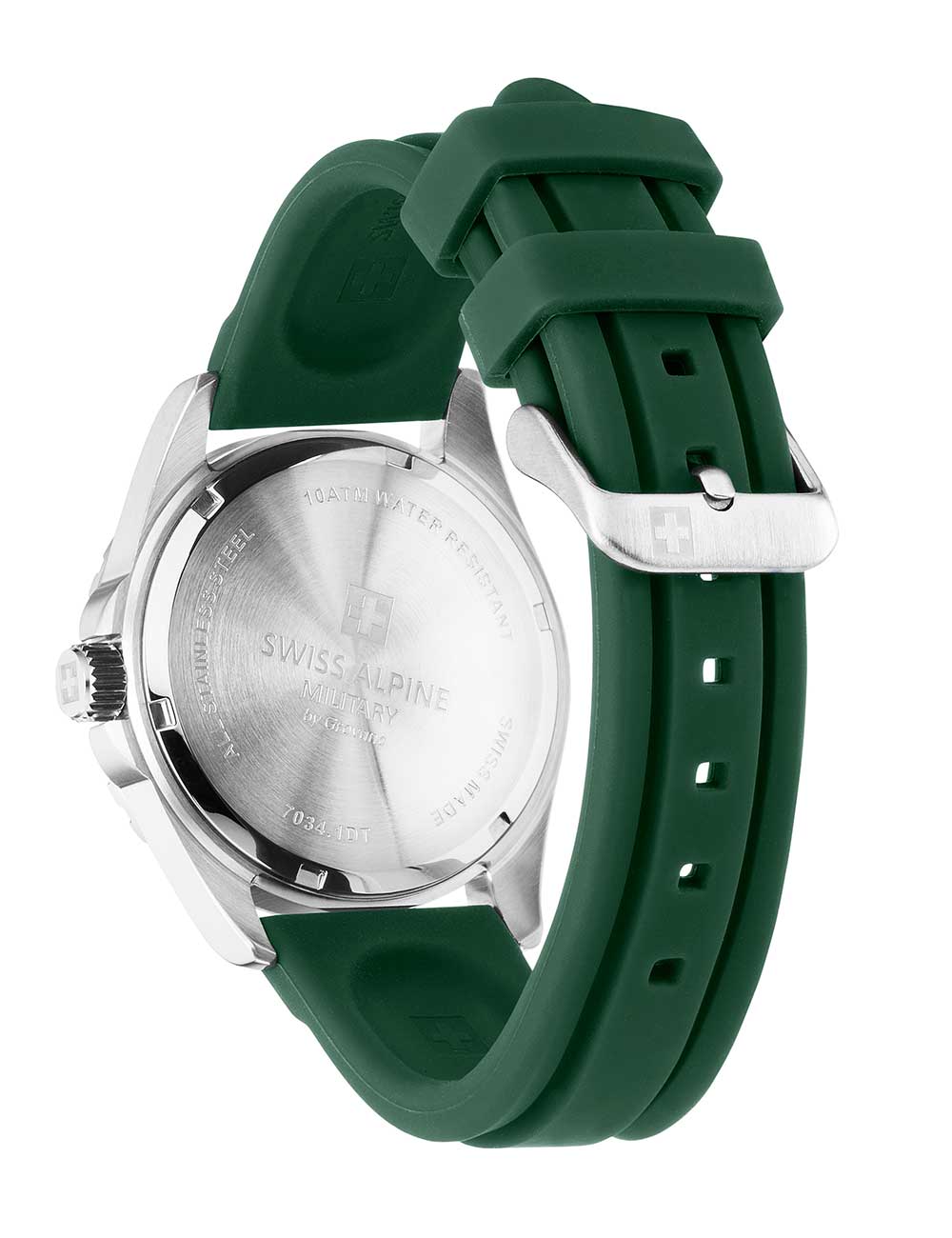 SWISS ALPINE MILITARY 7034-1834 Analoguhr Armbanduhr 38 mm ansicht-3