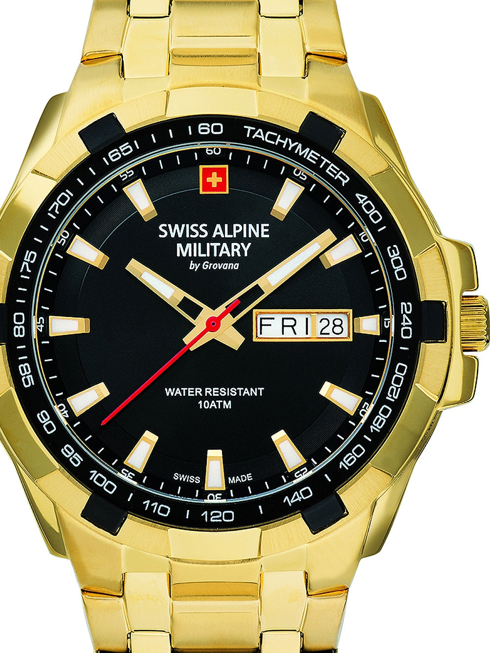 SWISS ALPINE MILITARY 7043-1117 Analoguhr Armbanduhr 46 mm ansicht-3