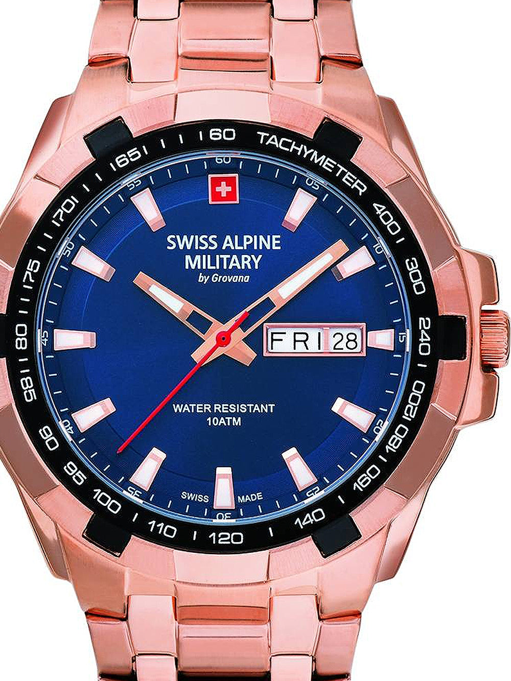 SWISS ALPINE MILITARY 7043-1165 Analoguhr Armbanduhr 46 mm ansicht-3