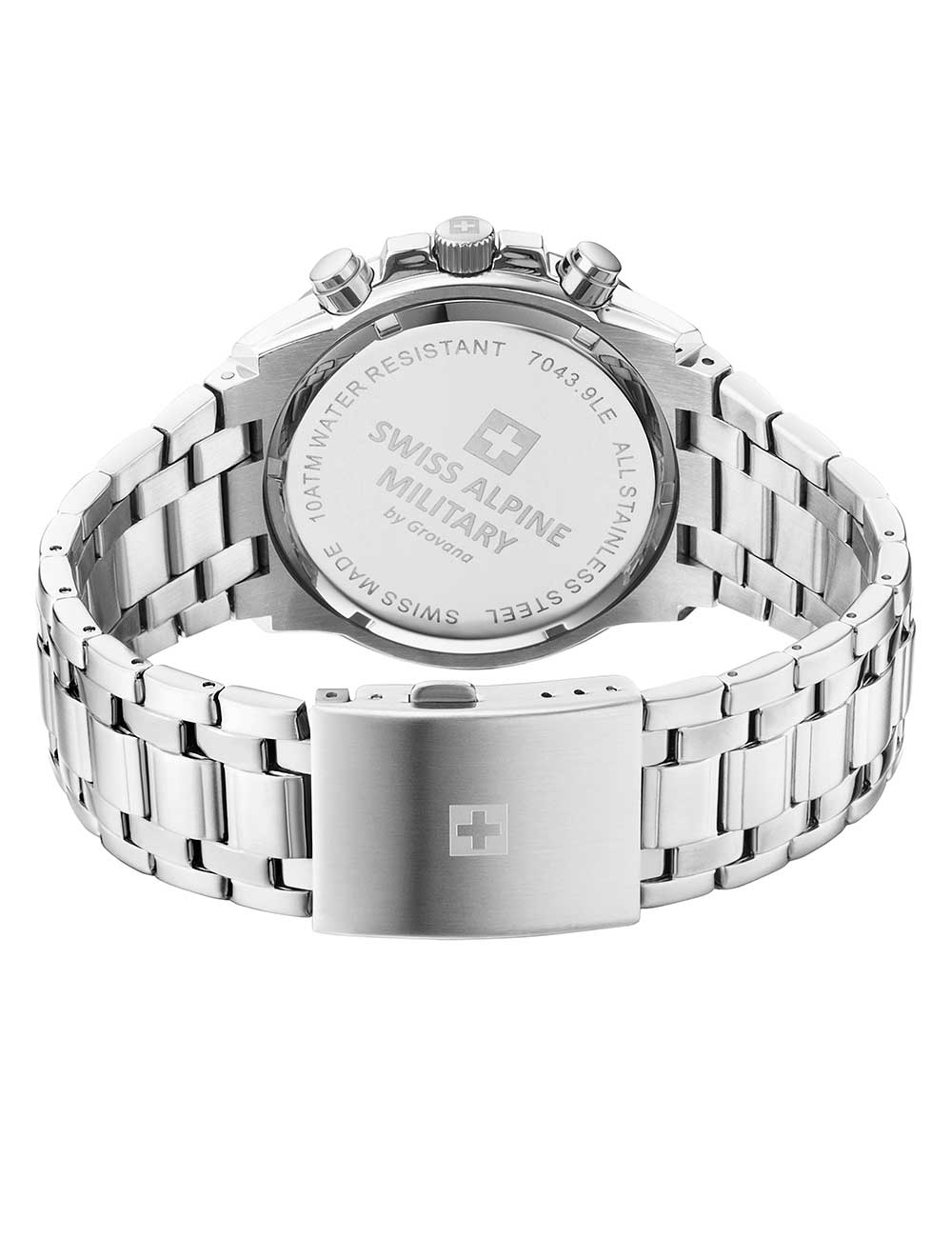 SWISS ALPINE MILITARY 7043-9237 Chronograph Armbanduhr 46 mm ansicht-3