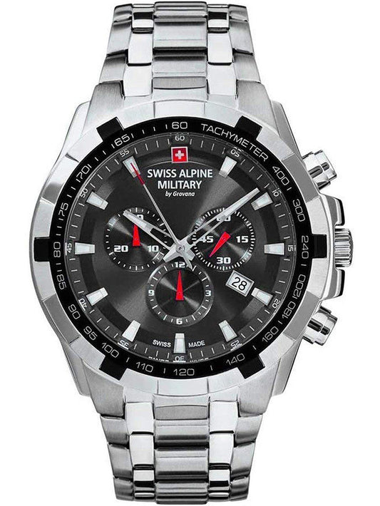 SWISS ALPINE MILITARY 7043-9237 Chronograph Armbanduhr 46 mm