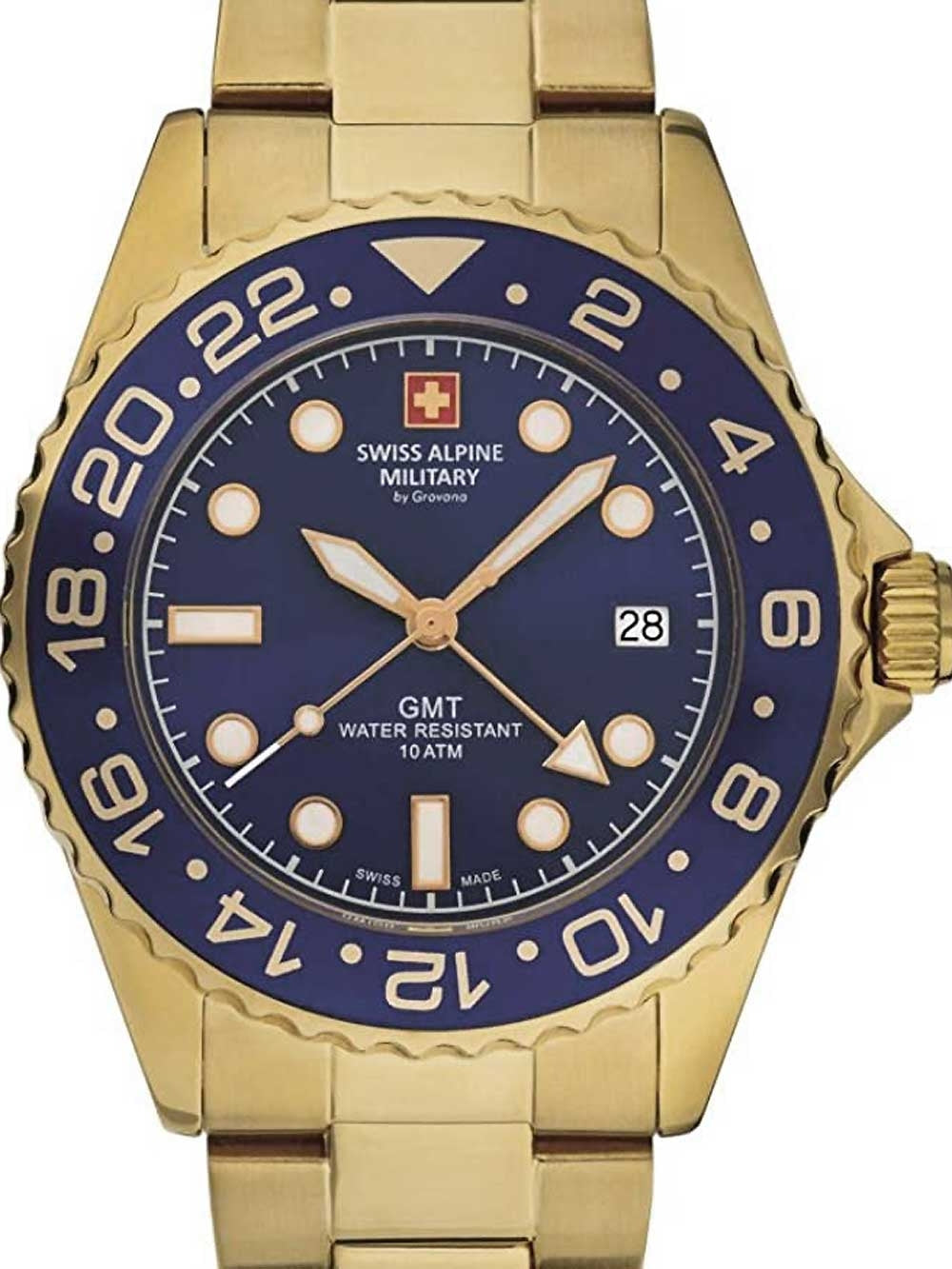 SWISS ALPINE MILITARY 7052-1115 Analoguhr Armbanduhr 46 mm ansicht-3