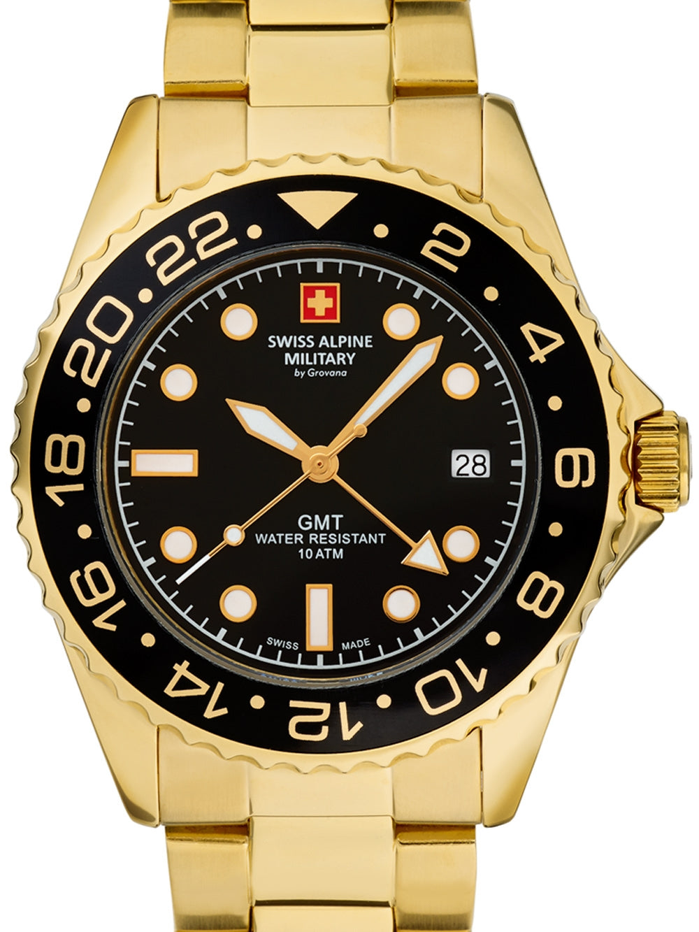 SWISS ALPINE MILITARY 7052-1117 Analoguhr Armbanduhr 38 mm ansicht-3