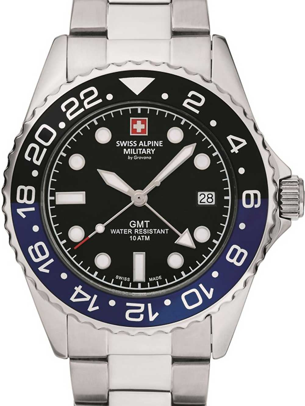 SWISS ALPINE MILITARY 7052-1132 Analoguhr Armbanduhr 46 mm ansicht-3