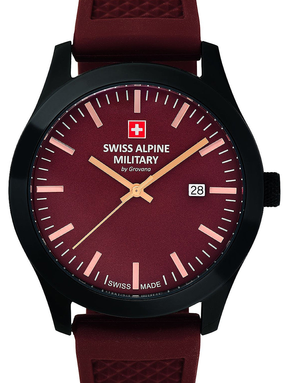 SWISS ALPINE MILITARY 7055-1876 Analoguhr Armbanduhr 46 mm ansicht-3