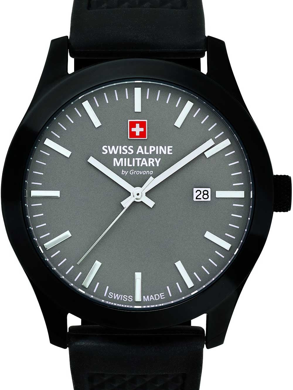 SWISS ALPINE MILITARY 7055-1878 Analoguhr Armbanduhr 46 mm ansicht-3