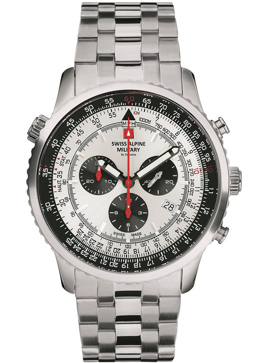 SWISS ALPINE MILITARY 7078-9132 Chronograph Armbanduhr 46 mm