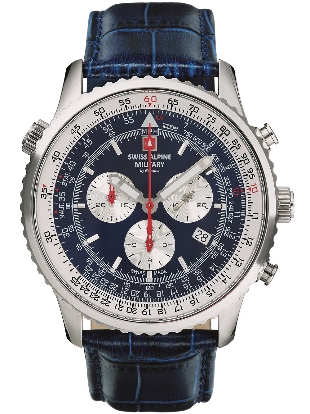 SWISS ALPINE MILITARY 7078-9535 Chronograph Armbanduhr 46 mm ansicht-3