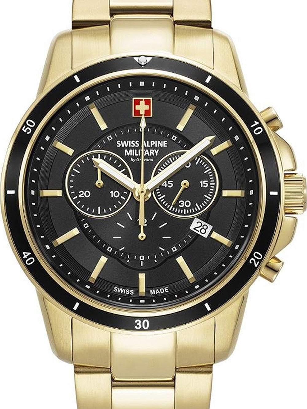 SWISS ALPINE MILITARY 7089-9117 Chronograph Armbanduhr 46 mm ansicht-3
