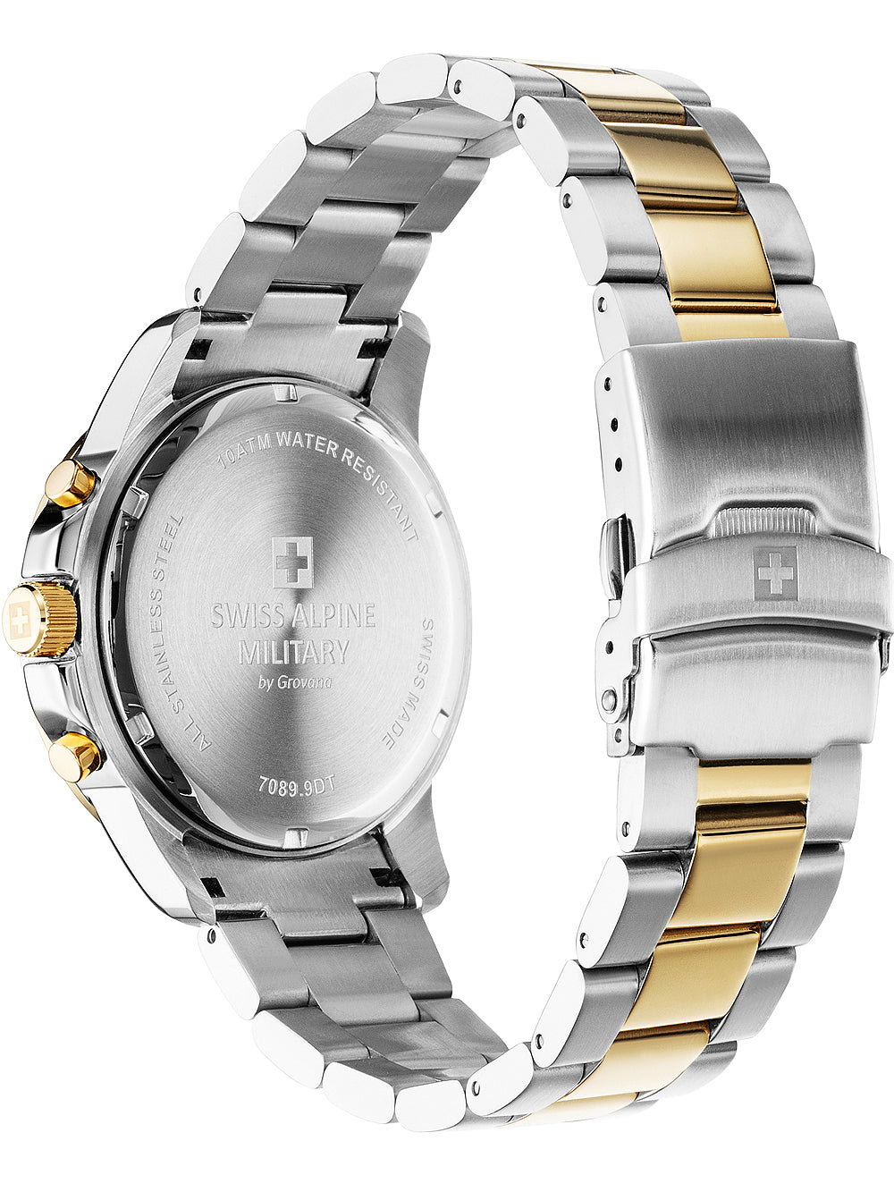 SWISS ALPINE MILITARY 7089-9142 Chronograph Armbanduhr 46 mm ansicht-3