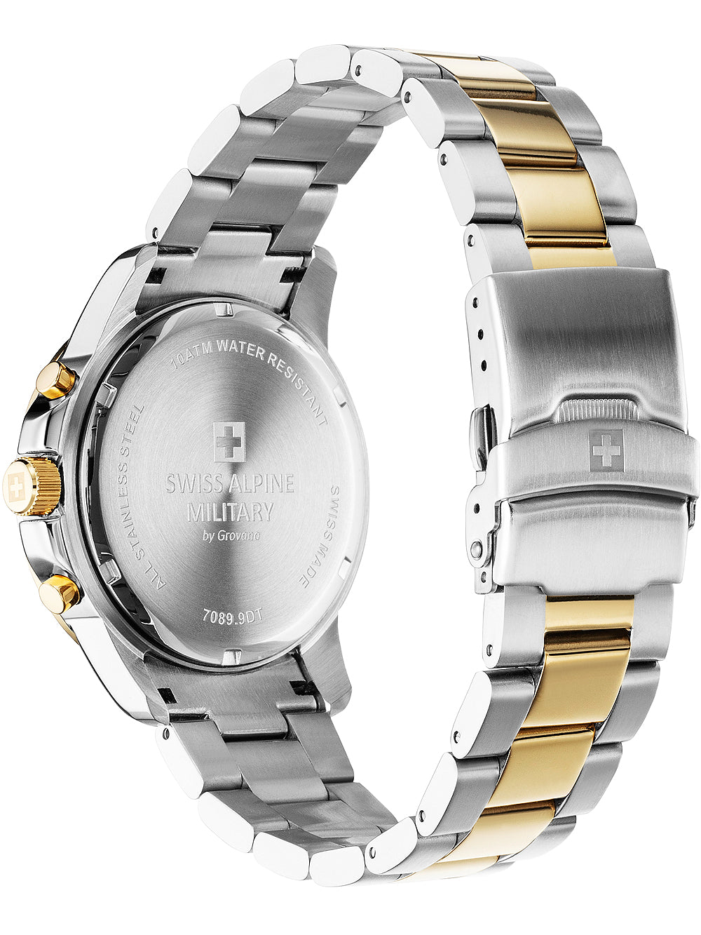 SWISS ALPINE MILITARY 7089-9145 Chronograph Armbanduhr 46 mm ansicht-3
