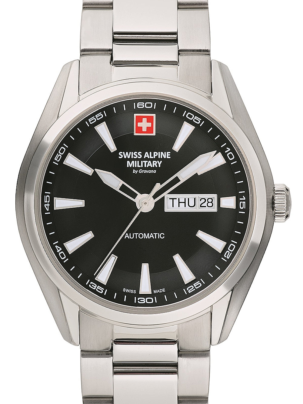 SWISS ALPINE MILITARY 7090-2137 Analoguhr Armbanduhr 46 mm ansicht-3