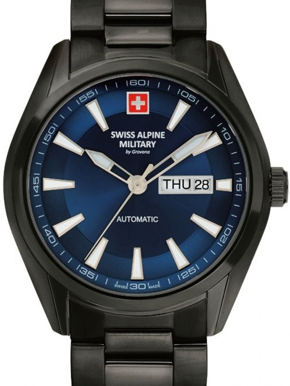 SWISS ALPINE MILITARY 7090-2175 Analoguhr Armbanduhr 46 mm ansicht-3