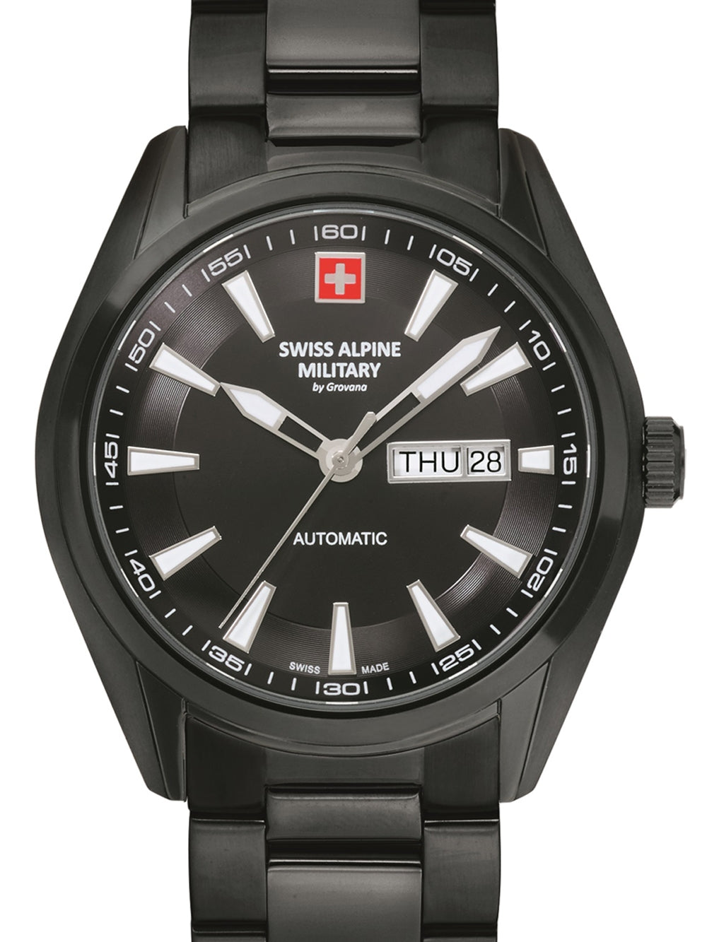 SWISS ALPINE MILITARY 7090-2177 Analoguhr Armbanduhr 46 mm ansicht-3