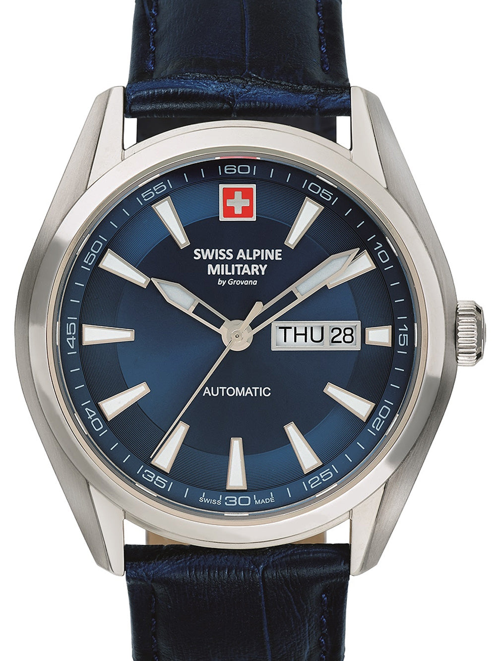 SWISS ALPINE MILITARY 7090-2535 Analoguhr Armbanduhr 46 mm ansicht-3
