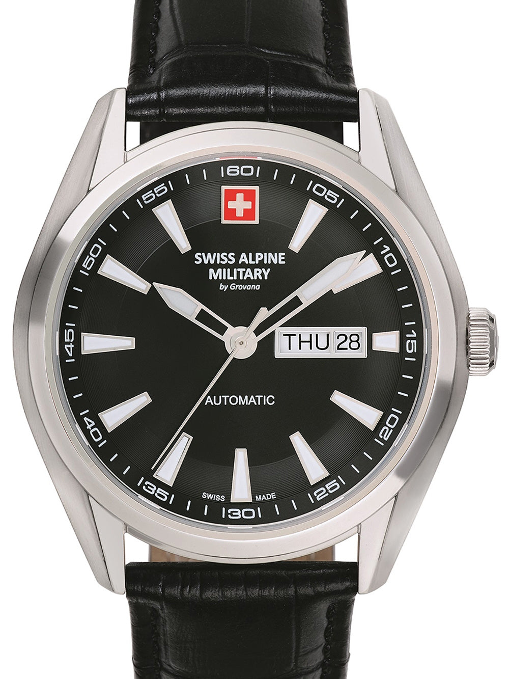 SWISS ALPINE MILITARY 7090-2537 Analoguhr Armbanduhr 46 mm ansicht-3