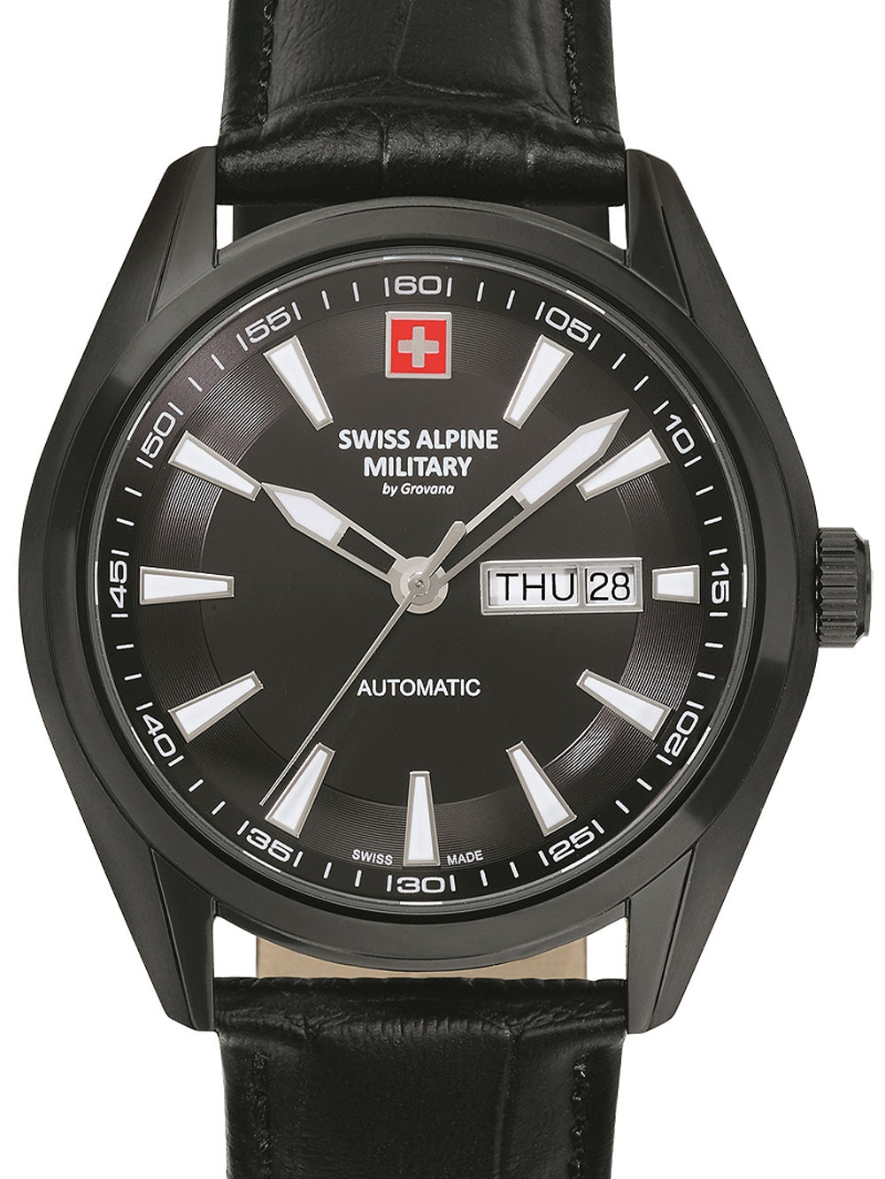 SWISS ALPINE MILITARY 7090-2577 Analoguhr Armbanduhr 46 mm ansicht-3