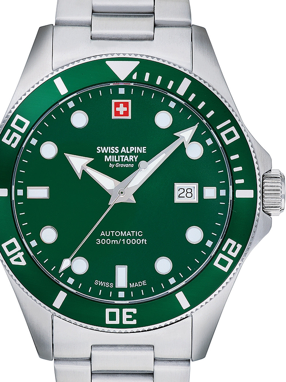 SWISS ALPINE MILITARY 7095-2134 Analoguhr Armbanduhr 46 mm ansicht-3