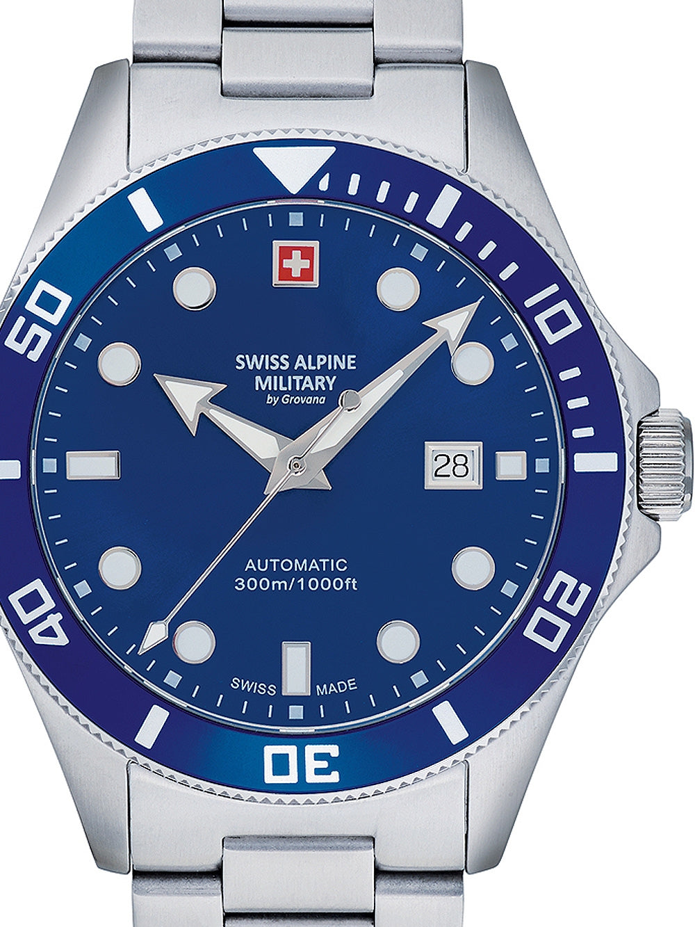 SWISS ALPINE MILITARY 7095-2135 Analoguhr Armbanduhr 46 mm ansicht-3