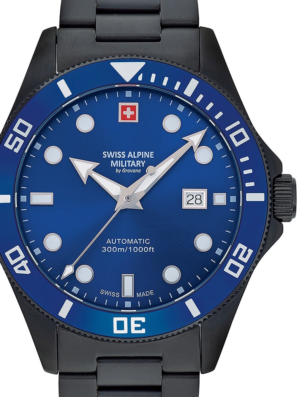SWISS ALPINE MILITARY 7095-2175 Analoguhr Armbanduhr 46 mm ansicht-3