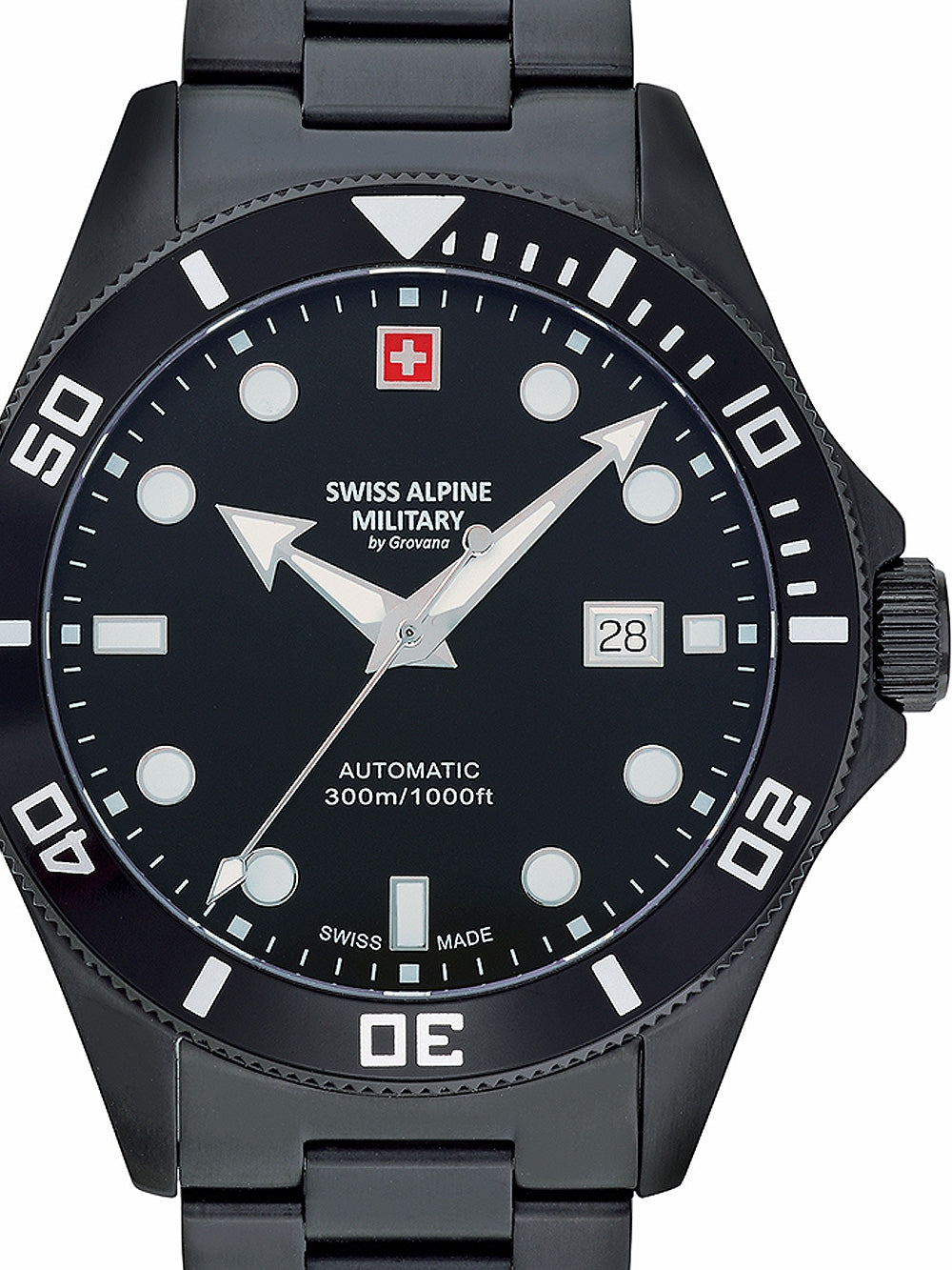 SWISS ALPINE MILITARY 7095-2177 Analoguhr Armbanduhr 46 mm ansicht-3
