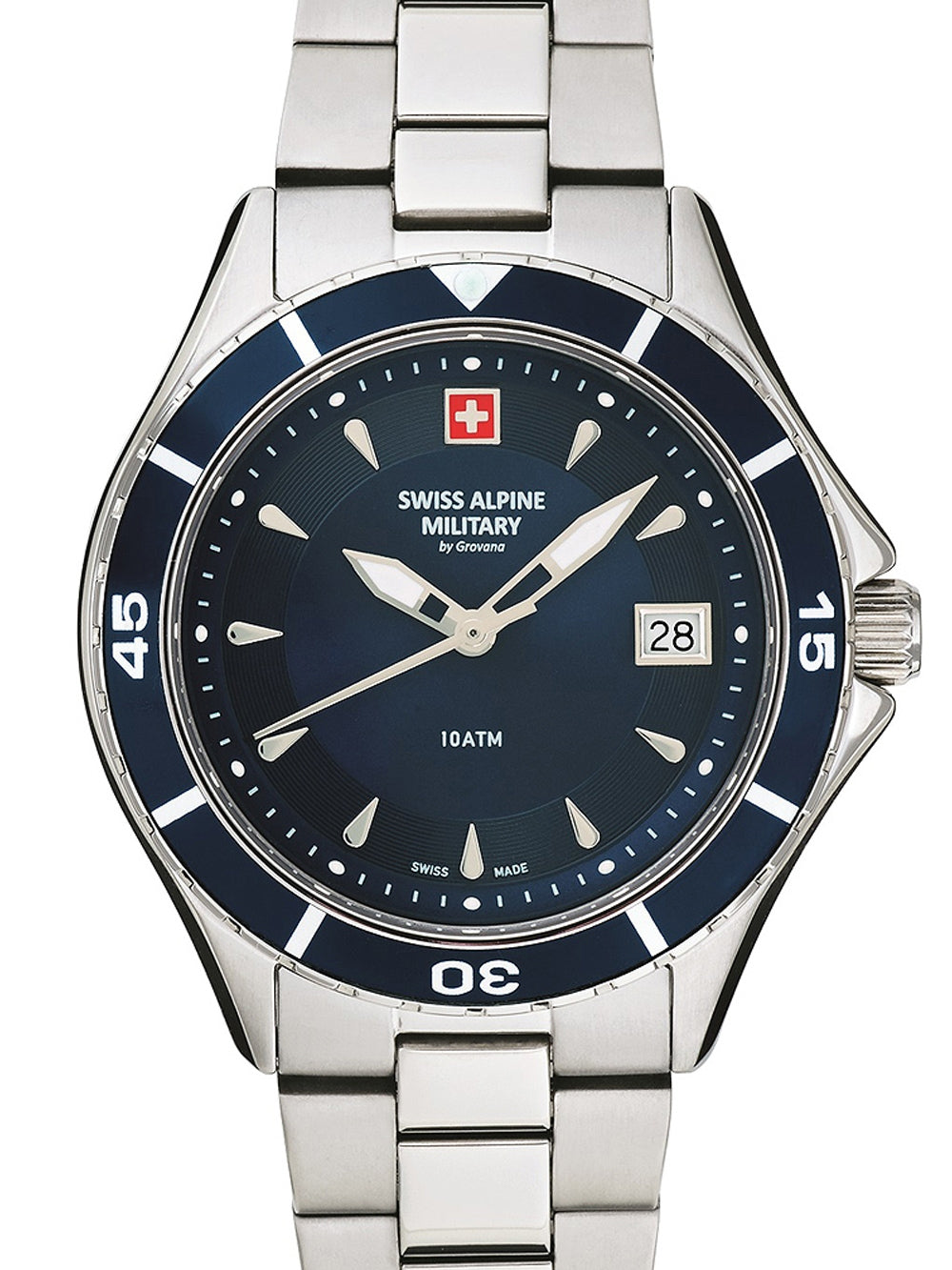 SWISS ALPINE MILITARY 7740-1135 Analoguhr Armbanduhr 46 mm ansicht-3