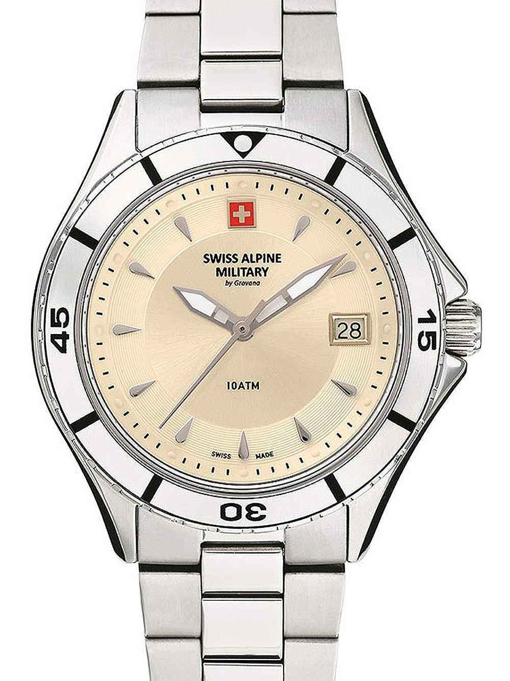 SWISS ALPINE MILITARY 7740-1138 Analoguhr Armbanduhr 46 mm ansicht-3