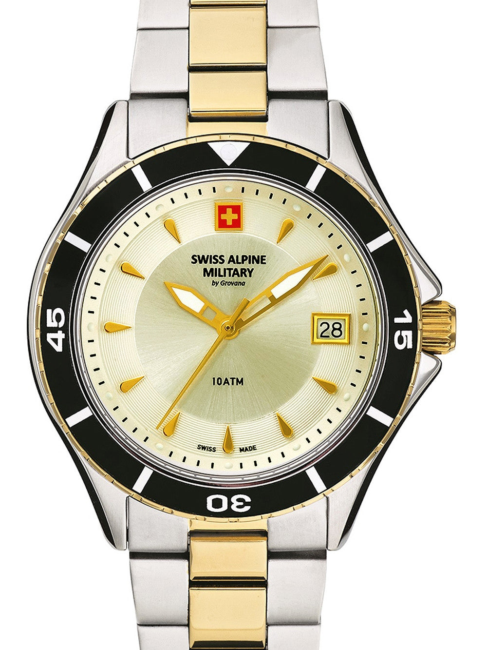 SWISS ALPINE MILITARY 7740-1142 Analoguhr Armbanduhr 46 mm ansicht-3
