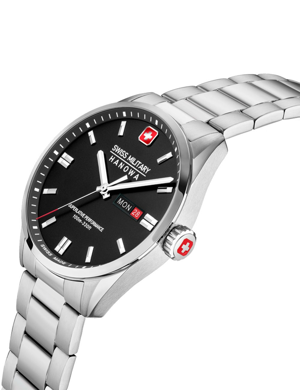 SWISS MILITARY HANOWA ROADRUNNER MAXED SMWGH0001601 Analoguhr Armbanduhr 20 mm ansicht-3