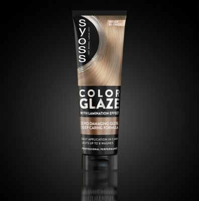 SYOSS SYOSS Color Glaze Mascarilla De Color Matiante Rubio Beige 130 ml Haarmaske Kosmetik