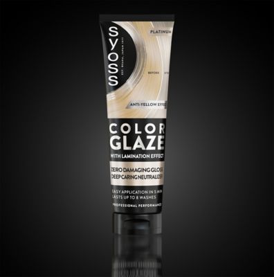 SYOSS SYOSS Color Glaze Mascarilla De Color Matiante Rubio Platino 130 ml Kosmetik