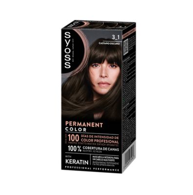 SYOSS SYOSS Permanent Color Haarfarbe 3,1 Dunkelbraun 1 Anwendung Kosmetik
