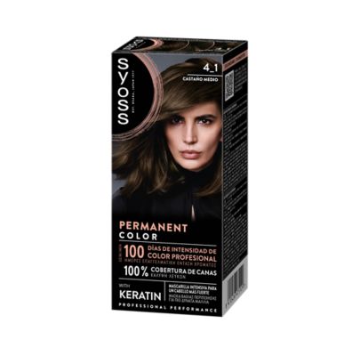 SYOSS SYOSS Permanent Color Haarfarbe 4,1 Mittelbraun 1 Anwendung Kosmetik