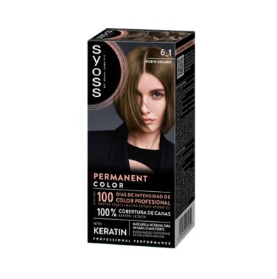 Syoss Permanent Color 6,1 Rubio Oscuro permanente Haarfarbe 1 U